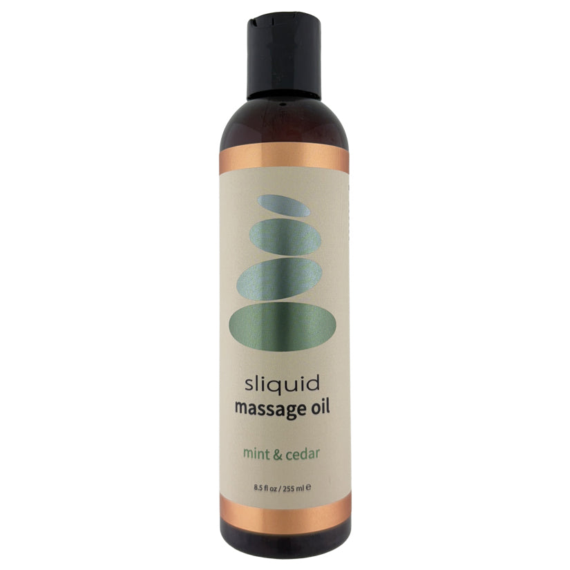 Sliquid Balance Massage Oil Cedar Mint 8.5 Oz