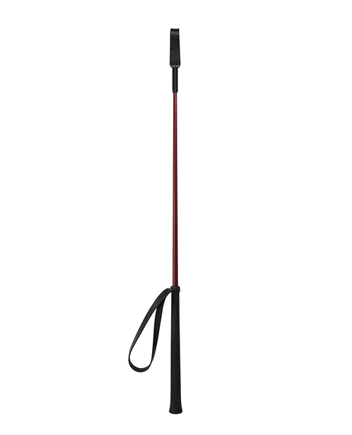 Sex & Mischief Enchanted Crop 25.75 Inch Burgundy, a sleek tool for precise and controlled sensation play.