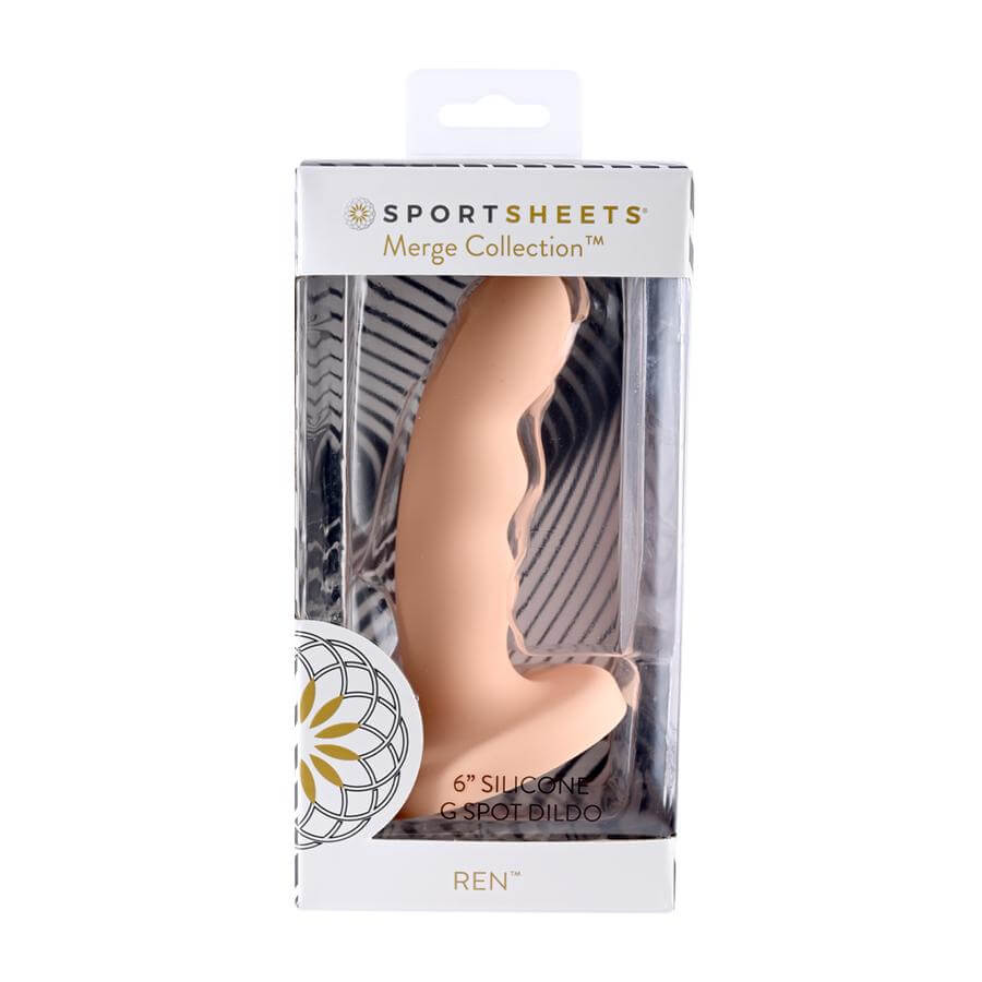 Ren 6 inches Silicone Dildo Peach