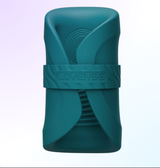 Lovense Gush 2 Motion Handsfree Masturbator Teal, remote-controlled design for enhanced pleasure.