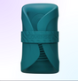 Lovense Gush 2 Motion Handsfree Masturbator Teal, remote-controlled design for enhanced pleasure.
