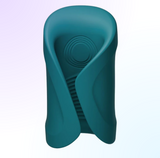 Lovense Gush 2 Motion Handsfree Masturbator Teal - remote-controlled with strong vibrations for targeted stimulation.