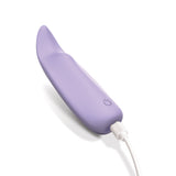 Adam & Eve Secret Curve Panty Bullet Vibe in a sleek purple design, showcasing ergonomic shape and charging feature.
