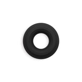 Renegade Fireman Ring Silicone Cock Ring Large Black showcasing a soft, stretchy silicone design for comfort and support.