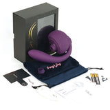 Tracys Dog Og3 Detachable Clitoral Sucking Vibrator in stylish packaging with instruction manual and storage pouch.