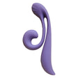 Tracy's Dog Junibell Plum Clitoral Vibrator in elegant purple design for external stimulation.