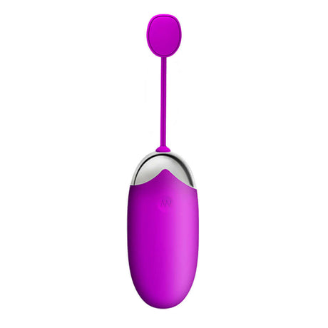 Pretty Love Abner App Controlled Vibrating Egg Purple designed for discreet pleasure with a smooth, rounded form.