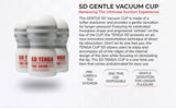 Tenga SD Original Vacuum Cup Gentle Masturbator soft elastomer design for enhanced pleasure and innovative suction experience.