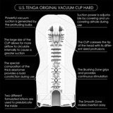 U.S. Tenga Original Vacuum Cup Hard features adjustable vacuum suction, multiple stimulation zones, and pre-lubricated innovative design.