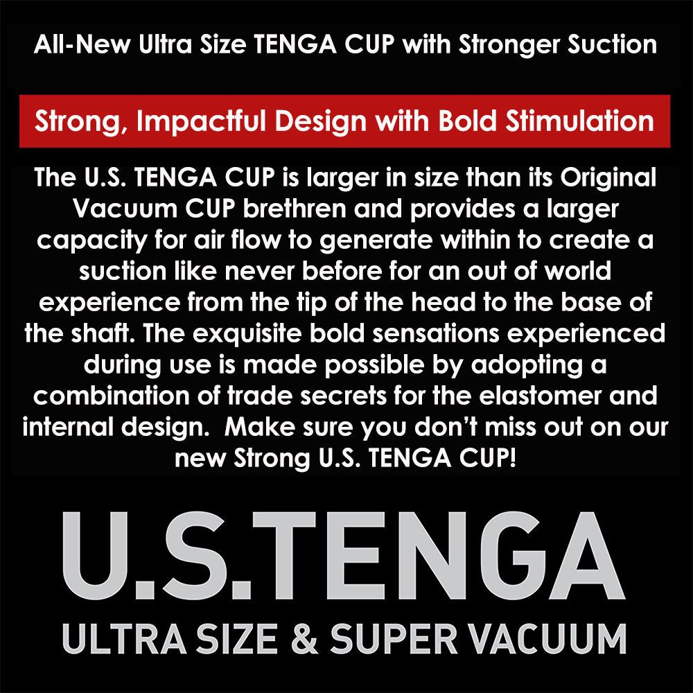 Tenga US Original Vacuum Cup Strong product image showcasing its strong design and features.