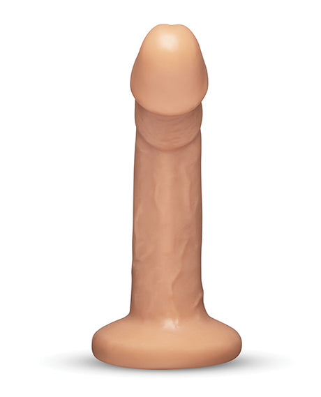 Together 8 Inch Realistic Dildo Suction Base Caramel showcasing lifelike design and inviting caramel tone.