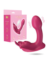 Honey Ryder Dual Action Thumping & Vibrating Rabbit Pink massager with multi vibration functions.