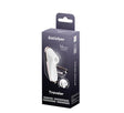 Satisfyer Traveler Air Pulse Clitoral Stimulator Black packaging displayed on a light background.