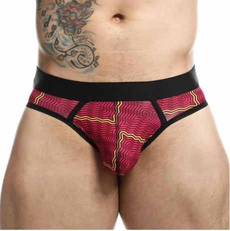 Male Basics Sexy Pouch Brief Tweed Large on a model showcasing its comfort and stylish design.