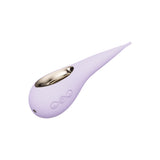 Lelo Dot Clitoral Stimulator Lilac with ergonomic design and gold accents for unique pleasure experience.