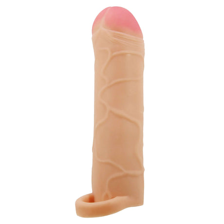 Pretty Love Bunion Extended Penis Sleeve Beige for enhanced length and stimulation.