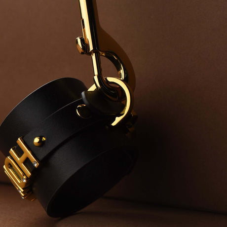 UPKO FUCK ME Luxury Italian Leather Handcuffs by UPKO at $149.99