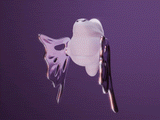 UEROS Suction & Insertable Vibrator Set Dual Function Purple showcasing its innovative design and dual stimulation features.