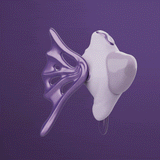 UEROS Suction & Insertable Vibrator Set Dual Function Purple featuring innovative design and dual-stimulation technology.