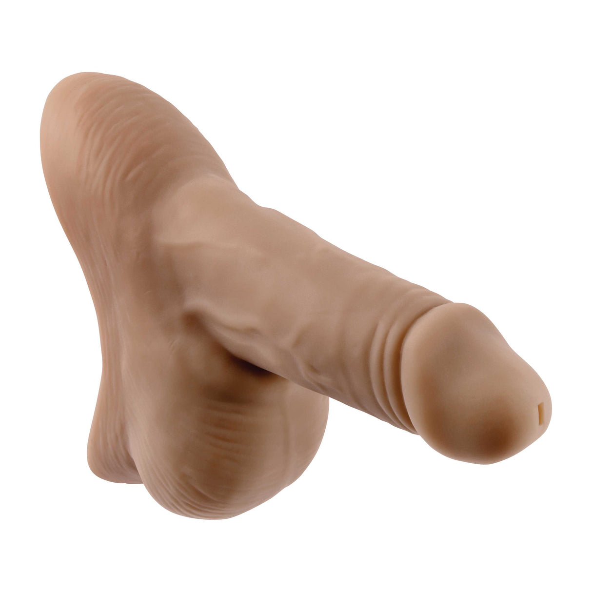Gender X Stand To Pee Medium STP Packer Tan with lifelike details and natural color for discreet use.