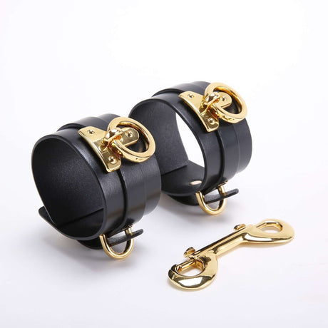 UPKO Luxury Italian Leather Spreader Bar, Handcuffs, and Ankle Cuffs Set by UPKO at $249.99