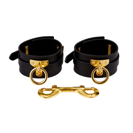 UPKO Luxury Italian Leather Spreader Bar, Handcuffs, and Ankle Cuffs Set by UPKO at $249.99
