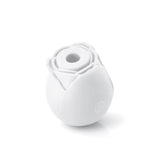 Inya the Rose Glow in the Dark Suction White - elegant air pulse stimulator in a rose design.