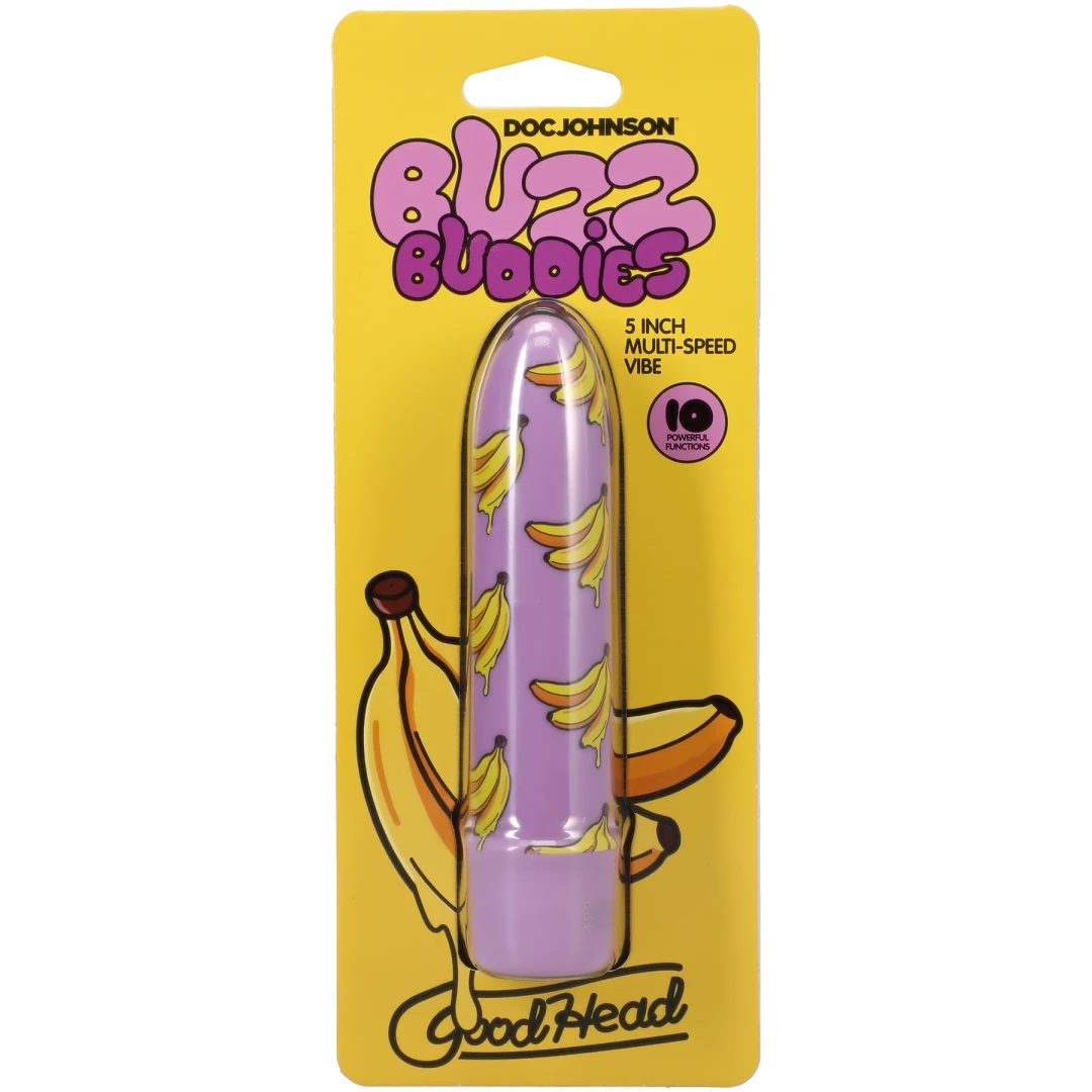Goodhead Buzz Buddies 5 Inch Multi-Speed Banana Vibe