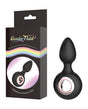Gender Fluid Tremor Ring Plug Anal Vibe Black displayed with packaging, showcasing its sleek design and ergonomic features.