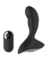 Gender Fluid Rumble Anal Vibe with Remote Black, featuring a smooth tapered shape and wireless control.