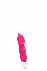 Vedo Luv Mini Clitoral Vibe Hot In Bed Pink, designed for pinpoint clitoral pleasure with silky-smooth silicone.