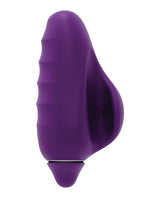 Vedo Vivi Rechargeable Finger Vibrator Deep Purple featuring a sleek silicone design for targeted stimulation.