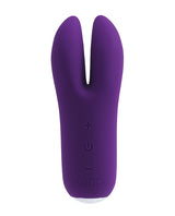 Vedo Kitti Rechargeable Clitoral Vibrator Deep Purple with two motors for external stimulation and discreet operation.