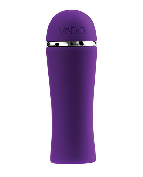 Vedo Liki Flicker Clitoral Vibrator Deep Purple, sleek silicone design for intense clitoral stimulation.