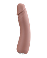 Vedo Rialto Silicone Rechargeable Realistic Vibrator Mocha in a sleek design with lifelike texture and smooth silicone.