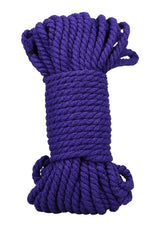 Merci Bind & Tie 6mm Hemp Bondage Rope 50 Feet Violet, strong natural hemp rope for restraint.