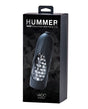 Vedo Hummer 2.0 Rechargeable Vibrating Sleeve product packaging with unique textured design.