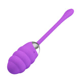 Pretty Love Franklin Rechargeable Egg Vibe Purple, a silicone egg vibrator with a sleek design and multiple vibration options.
