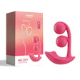 Honey Play Box Melody Wearable Dual Vibrator Pink in packaging showing its dual-ball design for stimulation.