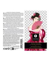 Shunga Gentle Cleaner for intimate accessories with pink design and instructions.