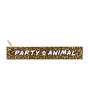 Wood Rocket Party Animal Leopard Print Sash