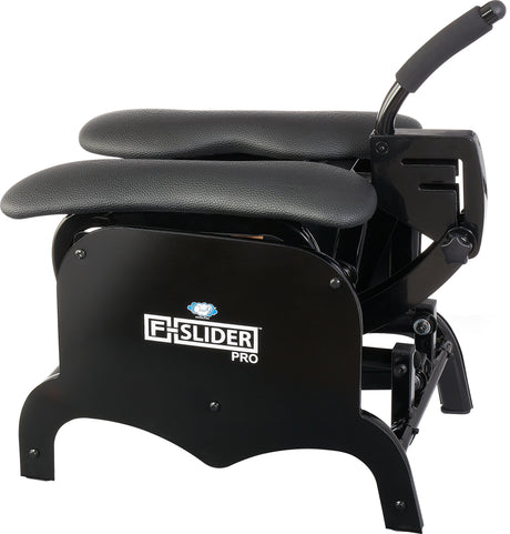 Cloud 9 F-Slider Pro Heavy Duty Self Pleasuring Chair with padded thigh rests for adjustable stimulation.