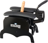 Cloud 9 F-Slider Pro Heavy Duty Self Pleasuring Chair with adjustable padded thigh rests and dildo.