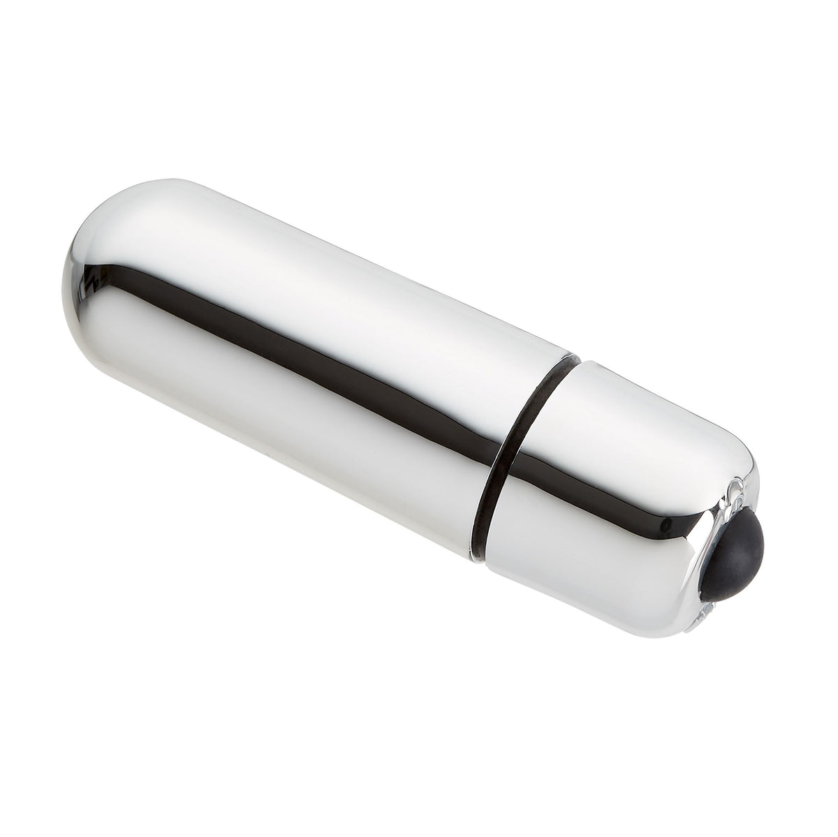 Cloud 9 Pro Sensual Strap-on Harness Kit Black bonus bullet vibrator in sleek silver design.