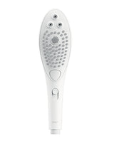 Womanizer Wave Shower Head Clitoral Stimulator White, innovative shower head and water-massage stimulator design.