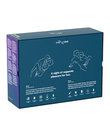 We-Vibe Date Night Special Edition Kit Green Velvet packaging showcasing features and benefits for couples.