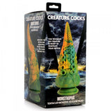 Creature Cocks Monstropus Tentacled Monster Dildo packaging featuring a unique tentacle design in vibrant colors