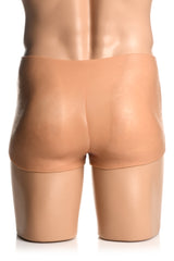 Master Series Pussy Panties Silicone Vagina Ass Medium high-waisted panties on a mannequin's backside.