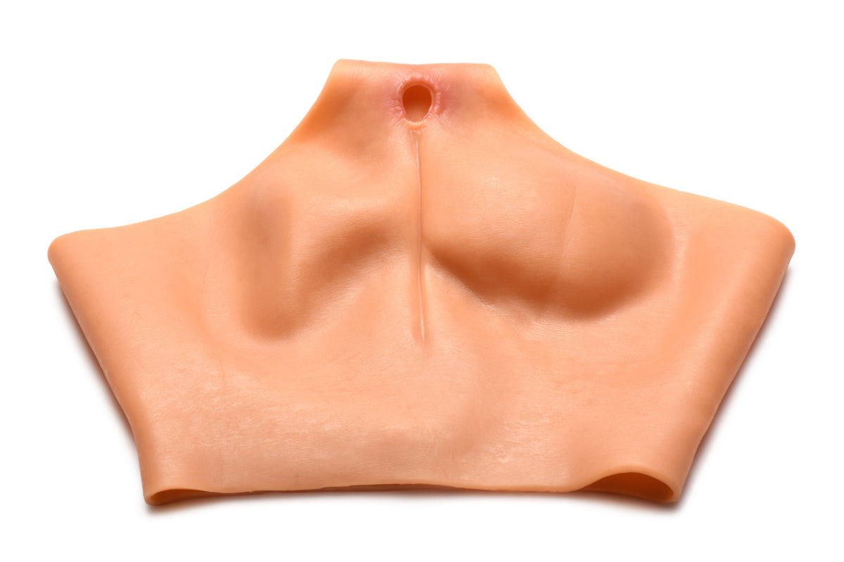 Master Series Pussy Panties Silicone Vagina Ass Medium product showing a silicone chest form designed for gender expression.