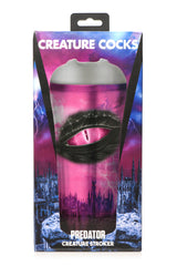 Creature Cocks Predator Creature Stroker packaging featuring colorful sci-fi design and alien eye.